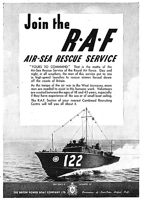 RAF Recruitment - Air Sea Rescue Launche Crew                    
