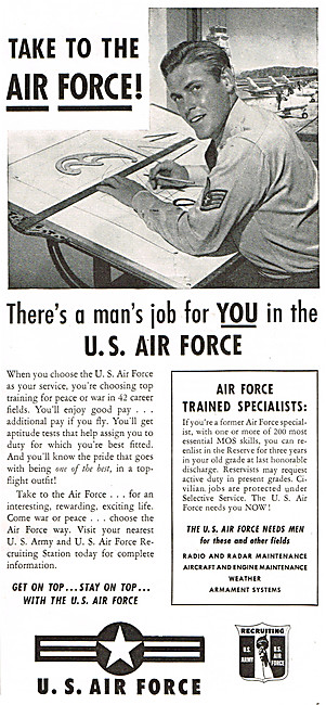 United States Air Force. USAF Recruitment                        