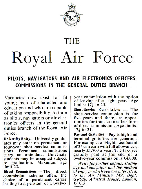 RAF Recruitment:                                                 