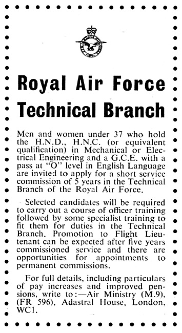 RAF Recruitment Engineers                                        