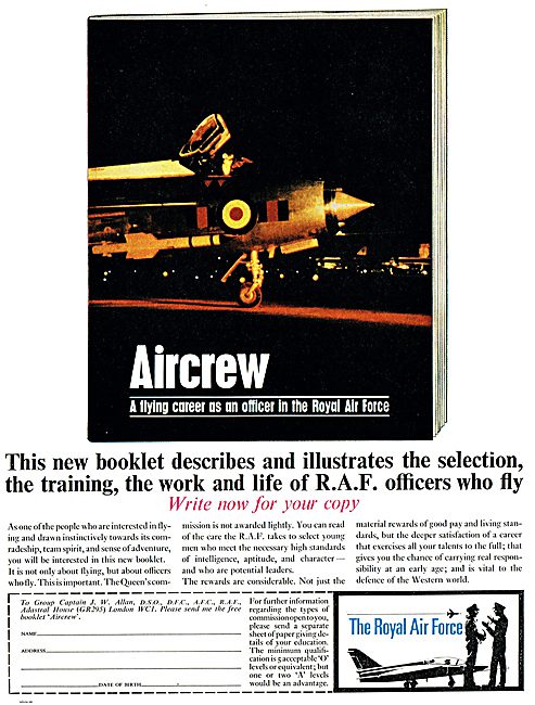 RAF Recruitment: Aircrew                                         