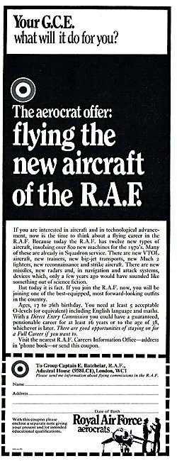 RAF Recruitment:                                                 