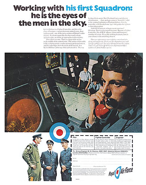 RAF Recruitment: He Is The Eyes Of The Man In The Sky.           