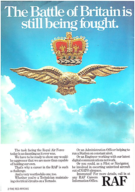 RAF Recruitment 1984                                             
