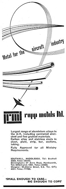 Leo Rapp - Metals For The Aircraft Industry                      