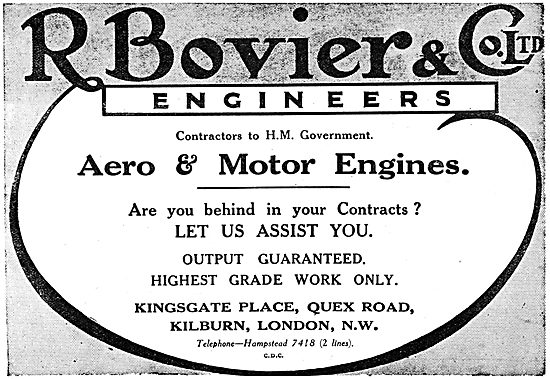 R.Bovier & Co. Aeronautical Engineers                            