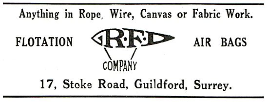 RFD Company -  Anything In Rope,Wire Or Canvas Work              