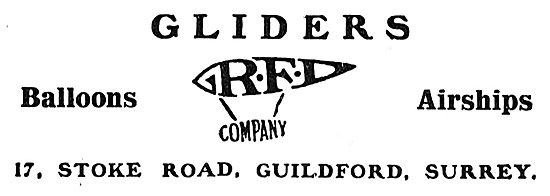 RFD Gliders, Ballons & Airships                                  