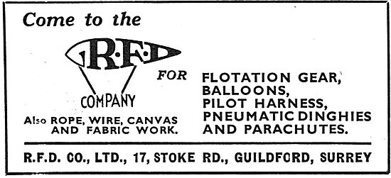 RFD Flotation Gear - Balloons & Parachutes                       