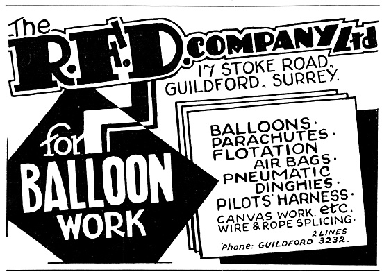 R.F.D. Barrage Balloons                                          