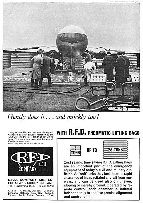 GQ RFD Pneumatic Aircraft Lifting Bags                           