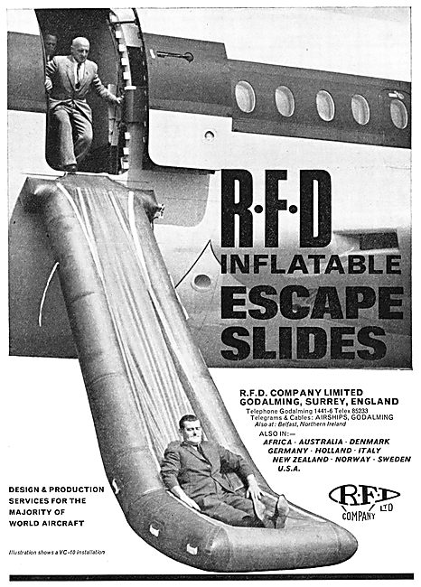 RFD Inflatable Escape Slides                                     