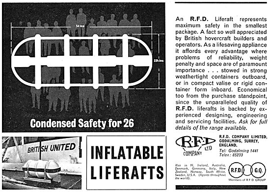 RFD Inflatable Liferafts                                         