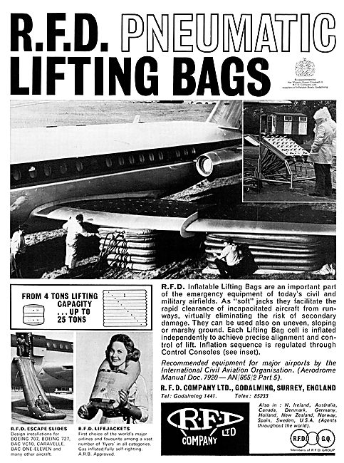 RFD Pneumatic Lifting Bags                                       