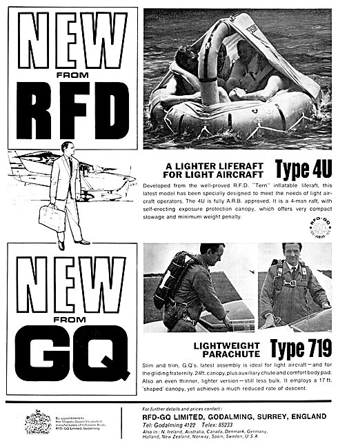 RFD-GQ Liferafts & Parachutes Type 719 Parachute                 