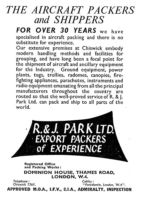 R & J Park - Aircraft Packers & Shippers                         