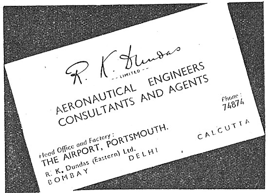 R.K.Dundas Aircraft Engineering, Sales & Consultancy             