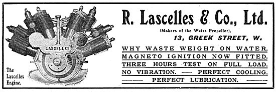 The  Lascelles Aero Engine - Lascelles & Co. 13 Greek St. London 