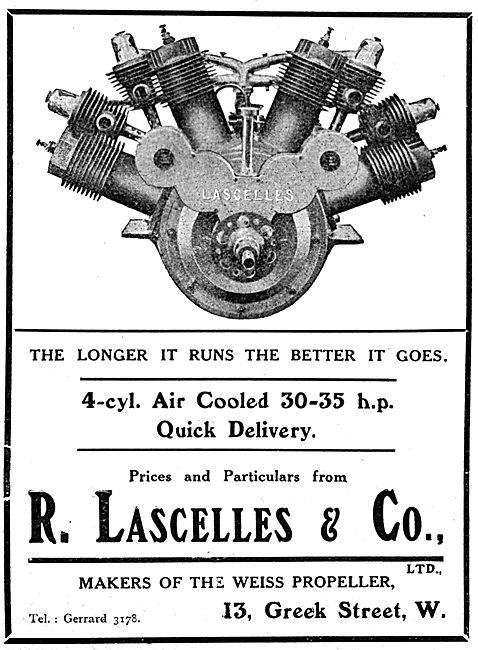 R Lascelles & Co - Aero-Engines - Weiss Propellers               