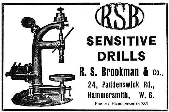 R.S.Brookman & Co - RSB Sensitive Drills                         