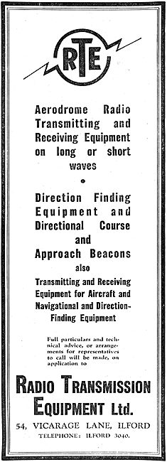 Radio Transmission Equipment - RTE Aerodrome Wireless & DF       