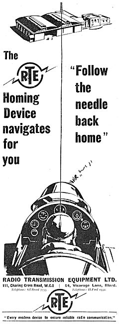 Radio Transmission Equipment - RTE Aircraft Homing Devices       