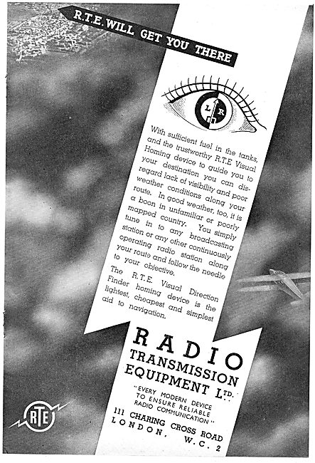 Radio Transmission Equipment - RTE Aircraft Homing Devices       