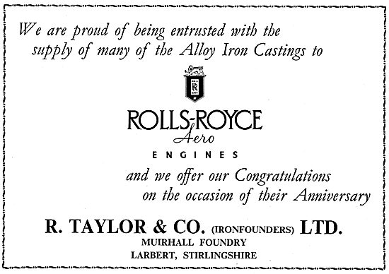 R.Taylor & Co (Ironfounders) Ltd -  Nuirhall Foundry. Larbet     