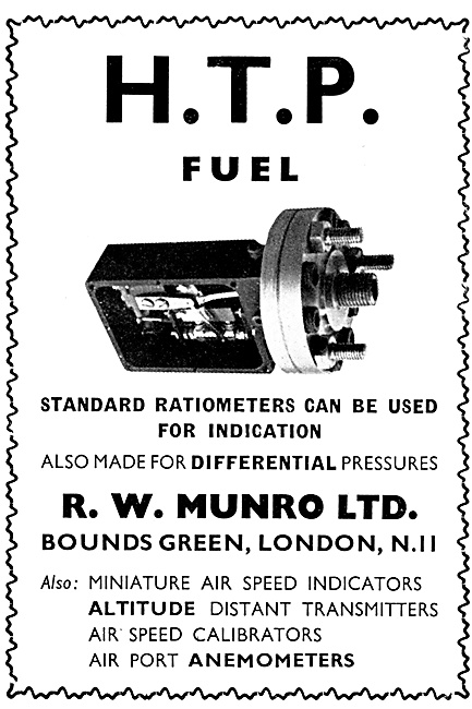 R.W.Munro HTP Fuel Ratiometer                                    