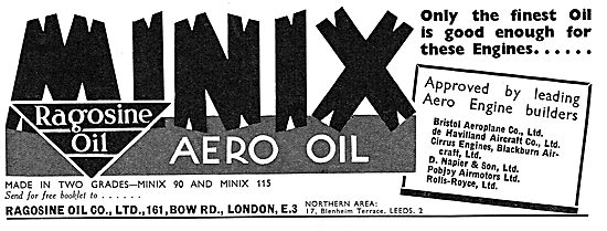 Ragosine Minix Aero Engine Oil                                   