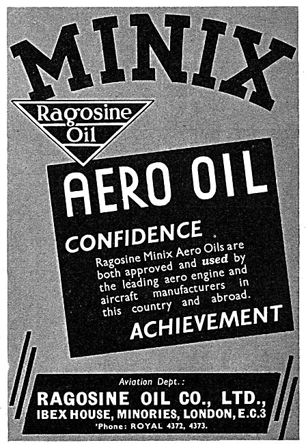 Ragosine Minix Aero Engine Oil                                   