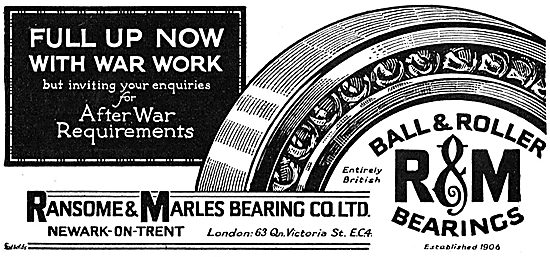 Ransome & Marles Bearings. Newark-On-Trent                       