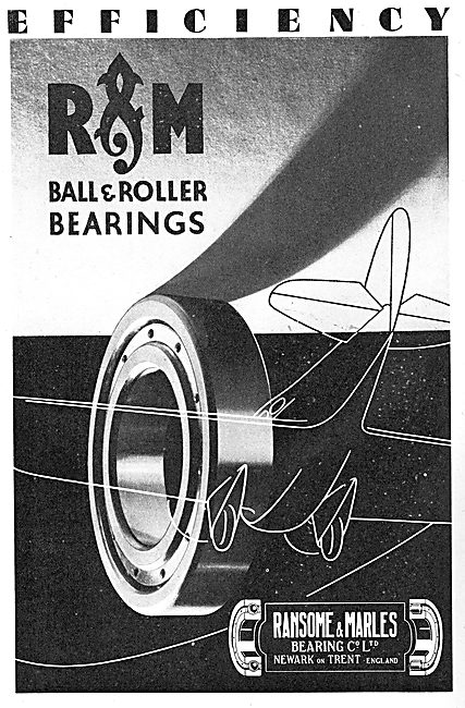 Ransome & Marles Ball & Roller Bearings For Aircraft Components  