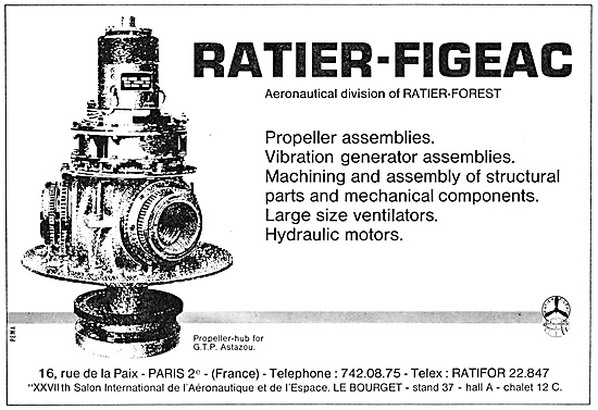 Ratier Electrically Controlled Variable Pitch Propellers         