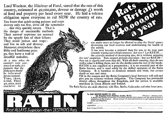 British Ratin Rodent Control                                     