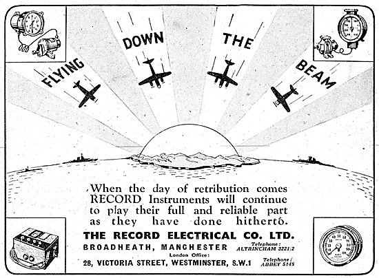 The Record Electrical Company. Record Aircraft Instruments 1942  