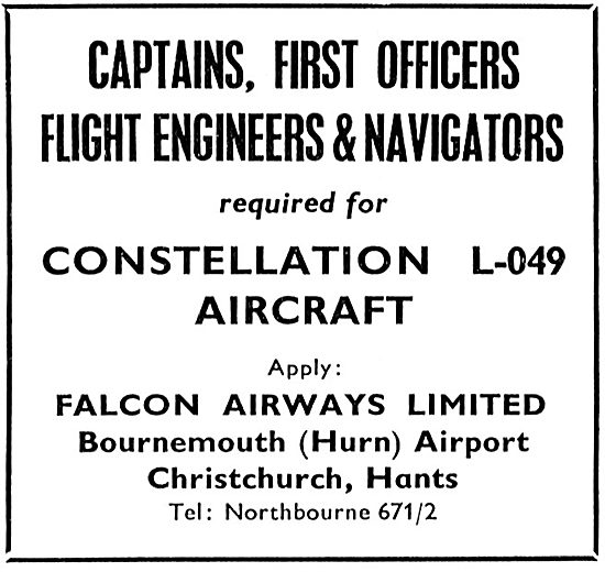 Pilot Recruitment For L-409: Falcon Airways                      