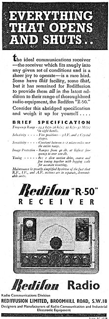 Redifon R50 Receiver - Rediffusion                               