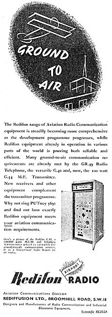 Redifon G54 MF Transmitter - Rediffusion                         