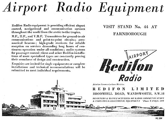 Rediffusuion Redifon Airport Radio Equipment                     