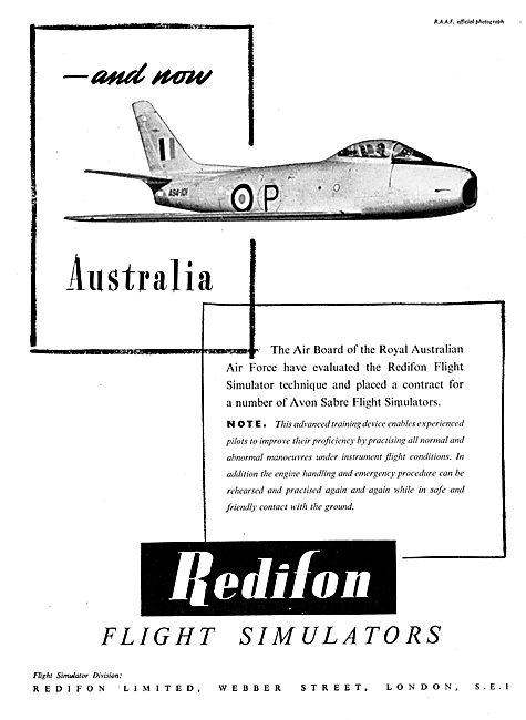 Redifon Flight Simulator : RAAF Sabre                            