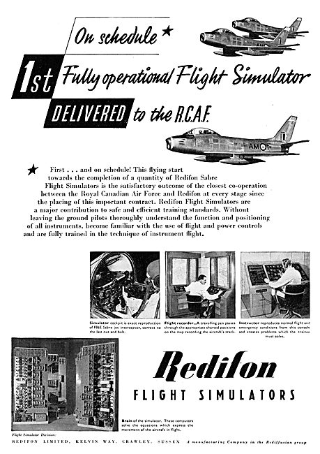 Redifon Flight Simulators - RCAF Sabre                           