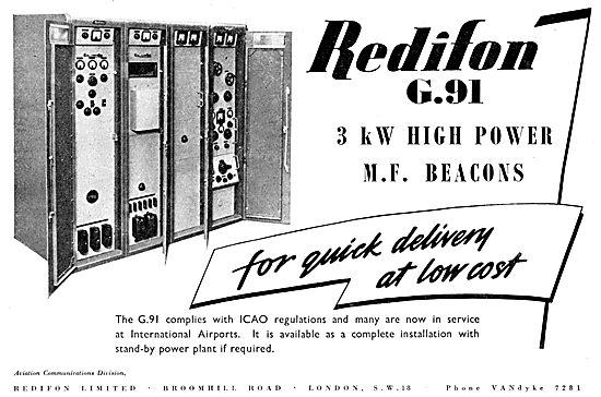 Redifon G91 3kW High Power MF Beacons                            