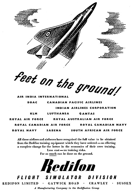 Redifon Flight Simulators 1958                                   