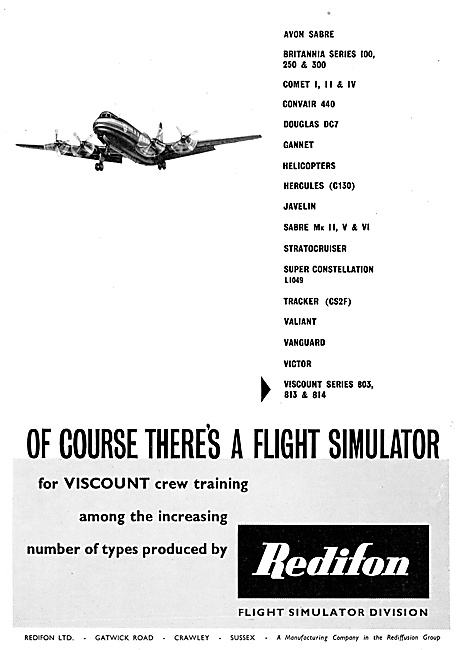 Redifon Flight Simulators                                        