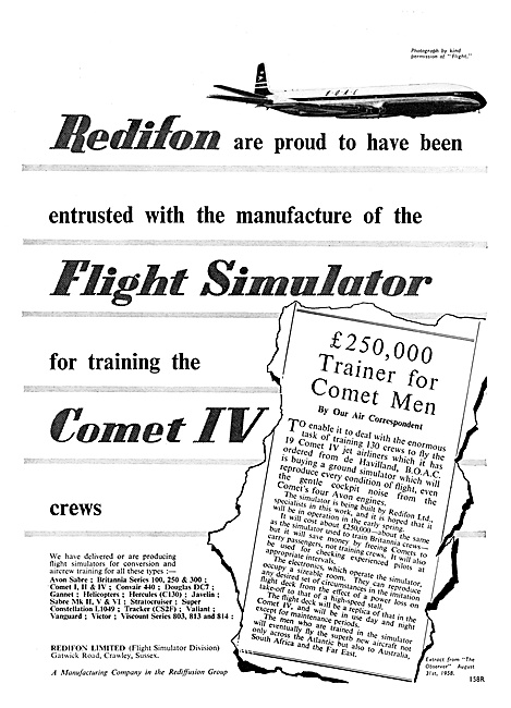 Redifon Flight Simulators                                        