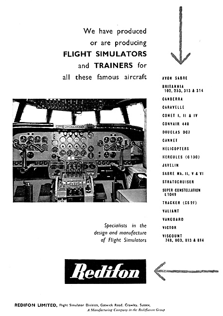 Redifon Flight Simulators 1959                                   