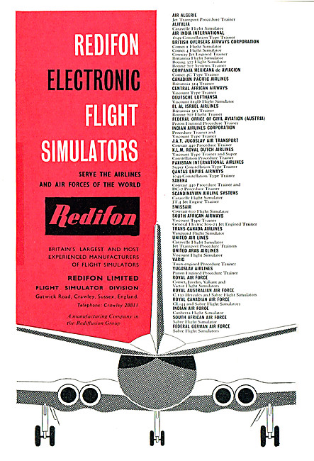 Redifon Electronic Flight Simulators                             