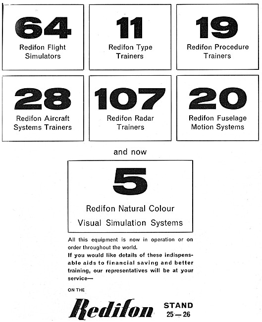 Redifon Flight Simulators & Procedures Trainers                  