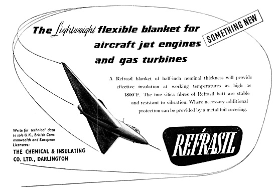 Refrasil Flexible Jet Engine Insulation Blankets                 